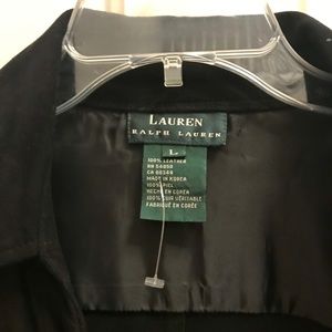 Ralph Lauren Jackets & Coats - Ralph Lauren Black suede wrap jacket Ralph Lauren Jackets & Coats - Ralph Lauren Black suede wrap jacket